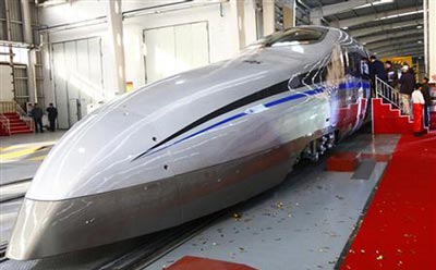 قطار جدید چینی&zwnj;ها با سرعت 500 کیلومتر بر ساعت