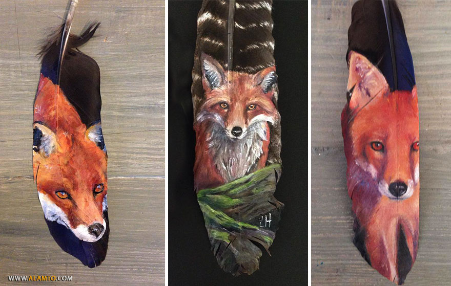 feather-paintings