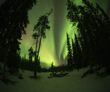جاهای دیدنی کانادا,شفق شمالی Northern-Lights-Canada