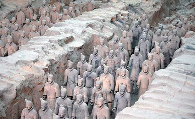 terracotta_clay_army,رموز آثار باستانی