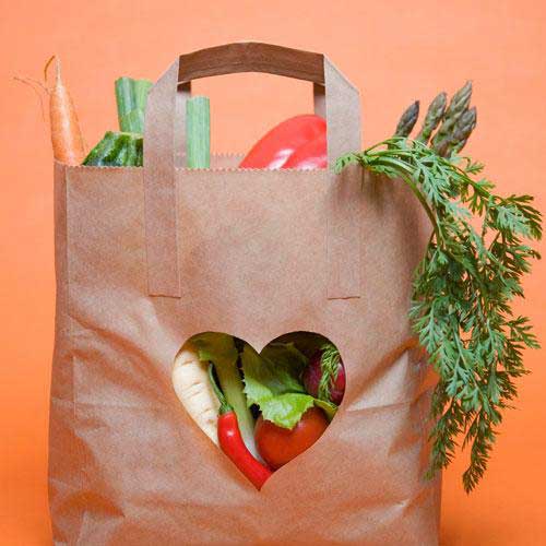 کاهش کلسترول shopping-bag-heart