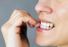 nail chewing