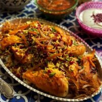 طرز تهیه شیرین پلو با مرغ