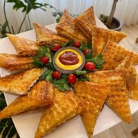 طرز تهیه سمبوسه پیتزایی