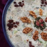 طرز تهیه آب دوغ خیار