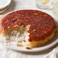 طرز تهیه برنج آبکش با تهدیگ