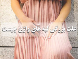 علت بزرگی لبه های واژن چیست