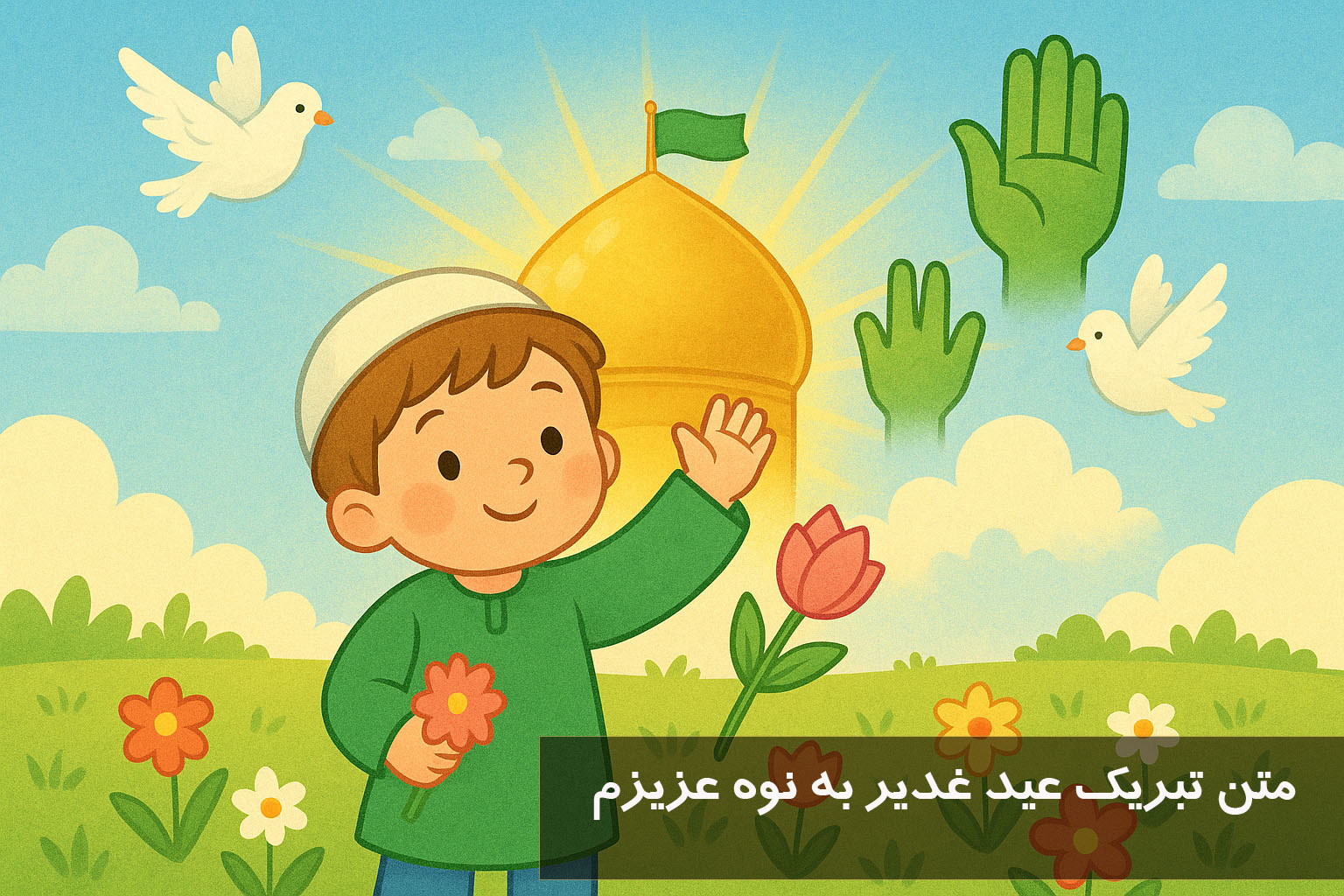 متن تبریک عید غدیر به نوه عزیزم