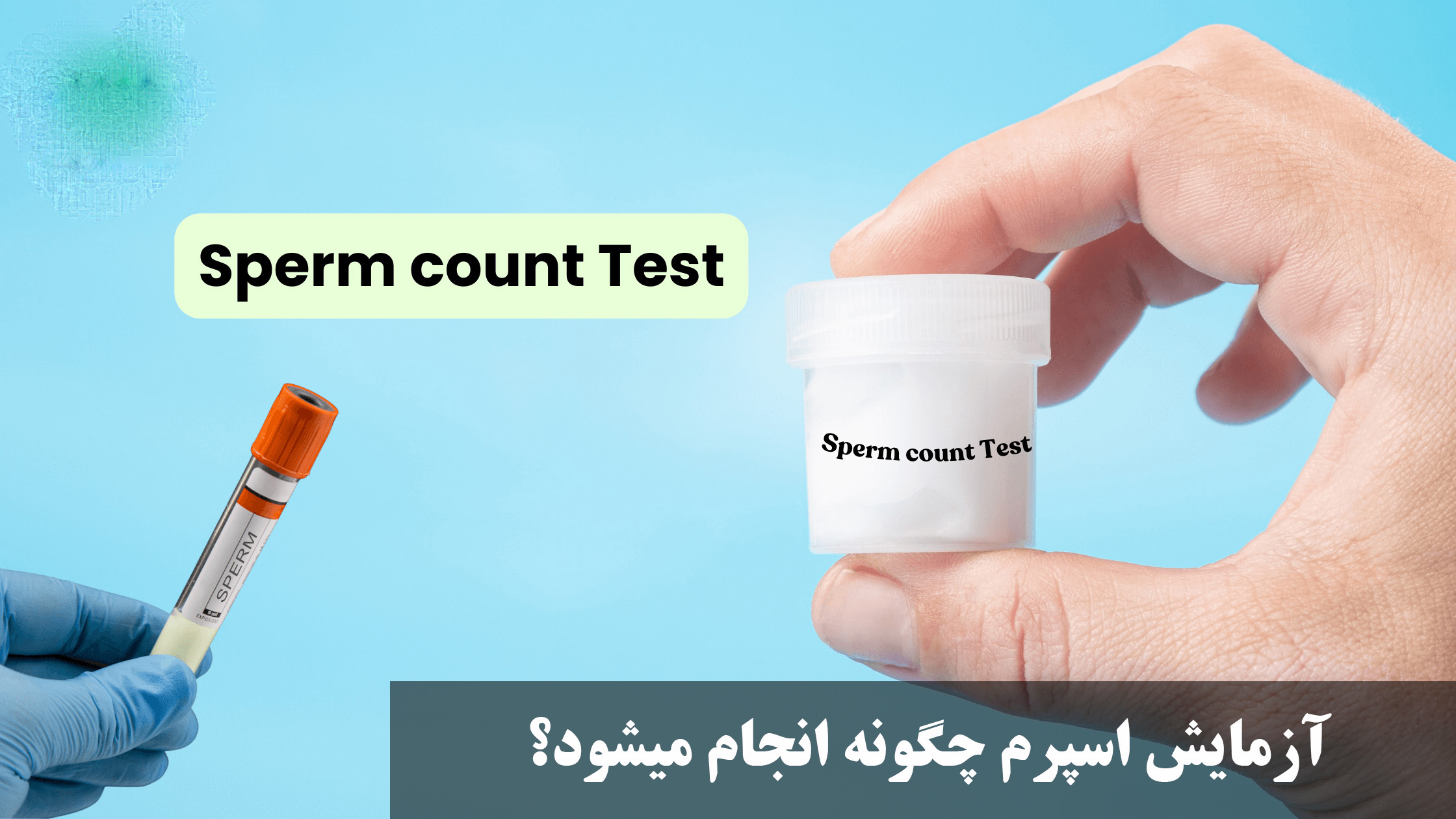 آزمایش اسپرم چگونه انجام میشود؟