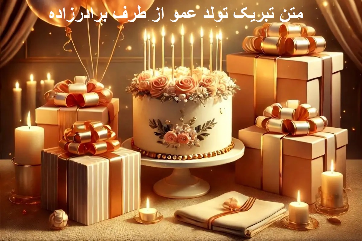 متن تبریک تولد عمو از طرف برادرزاده