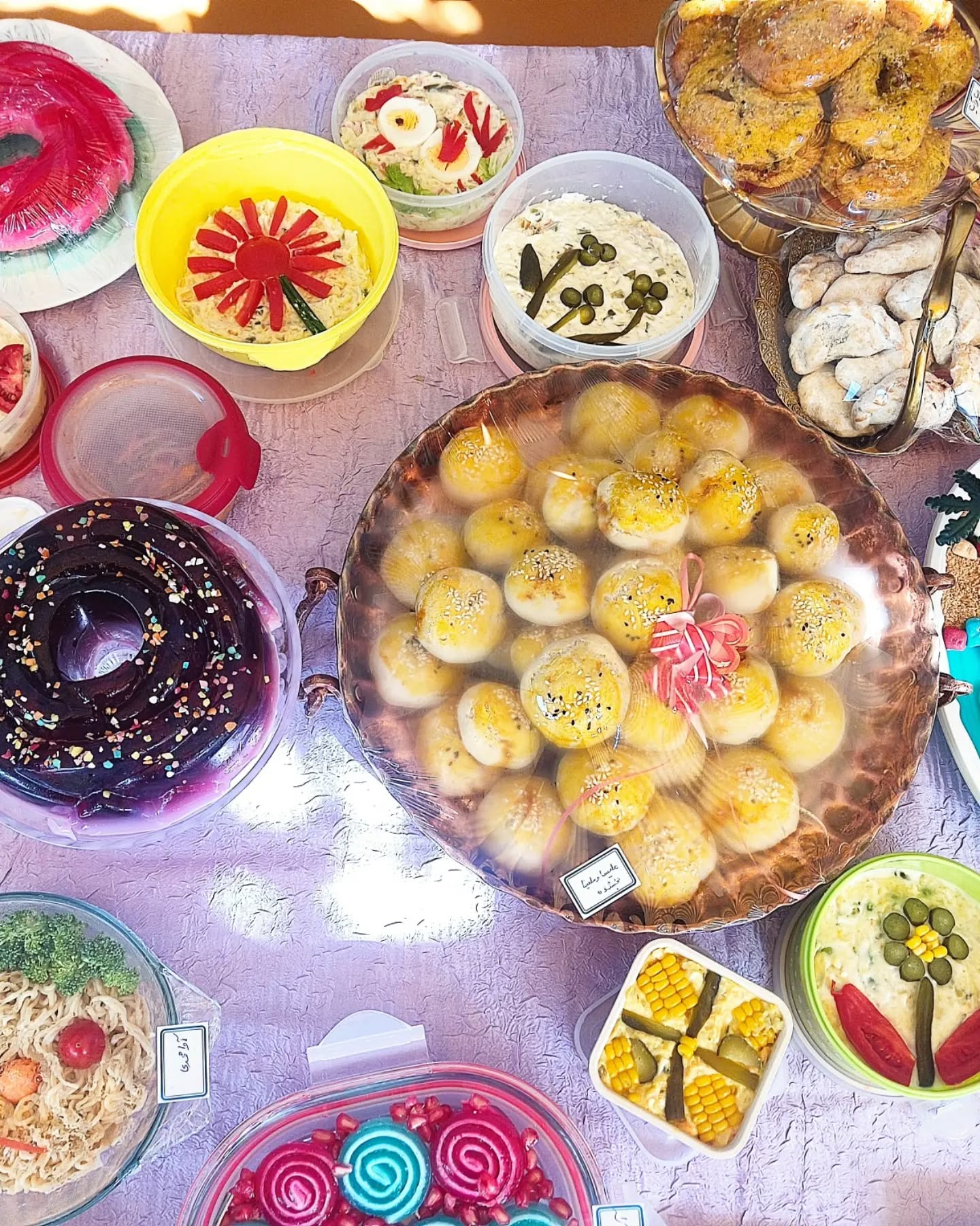ایده تزیین غذا برای جشنواره غذا در مدرسه