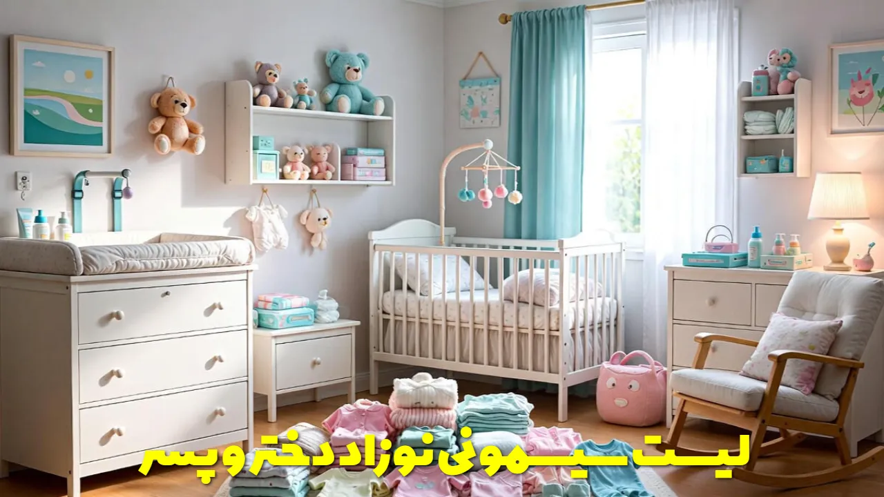 لیست سیسمونی نوزاد دختر و پسر