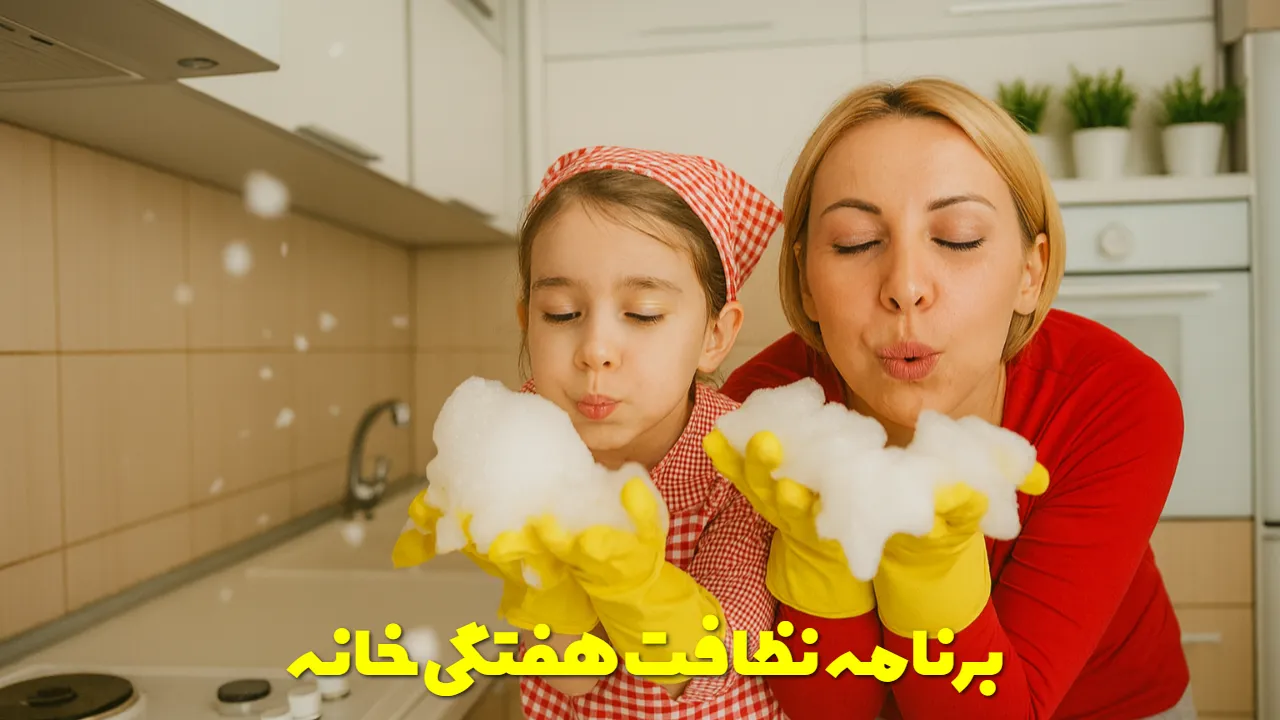 برنامه نظافت هفتگی خانه