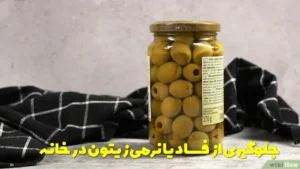جلوگیری از فساد یا نرمی زیتون در خانه