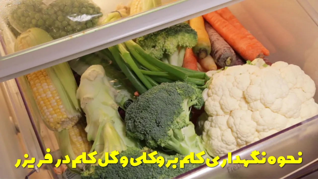 نحوه نگهداری کلم بروکلی و گل کلم در فریزر