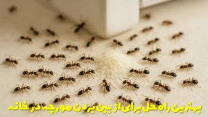 بهترین راه حل برای از بین بردن مورچه در خانه