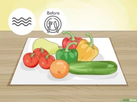 آموزش شستشوی میوه با جوش شیرین