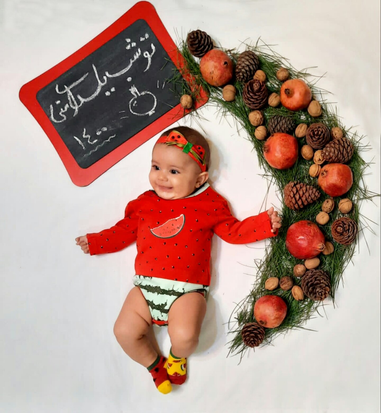 متن برای اولین یلدای نوزاد