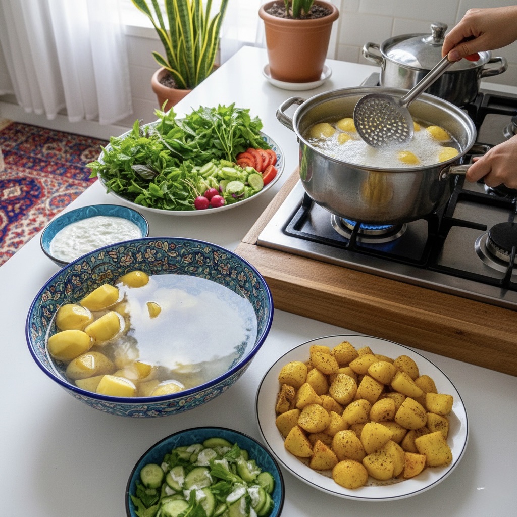 چه غذاهایی با سیب زمینی کم نشاسته بهتر می شوند
