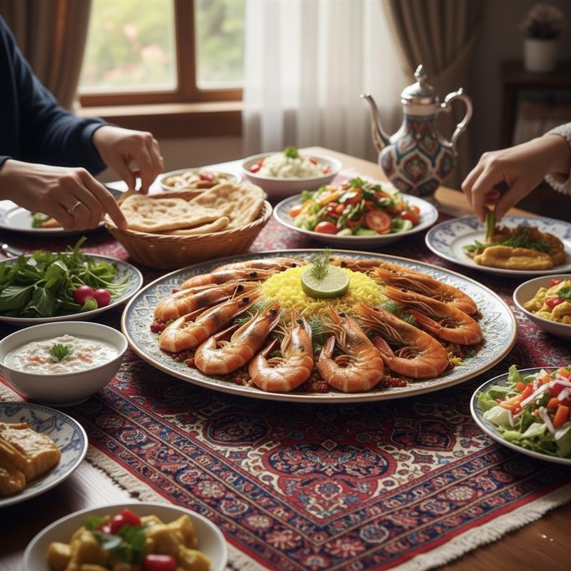 نشانه های میگوی سالم و تازه