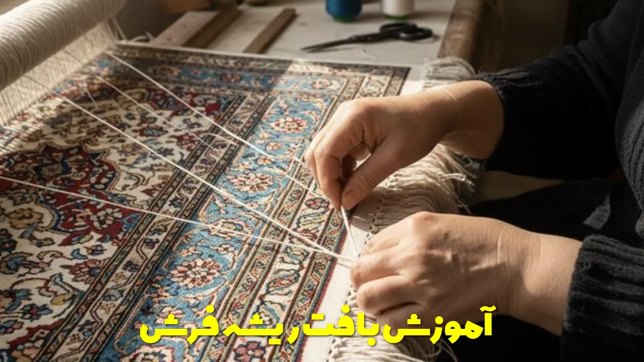 آموزش بافت ریشه فرش