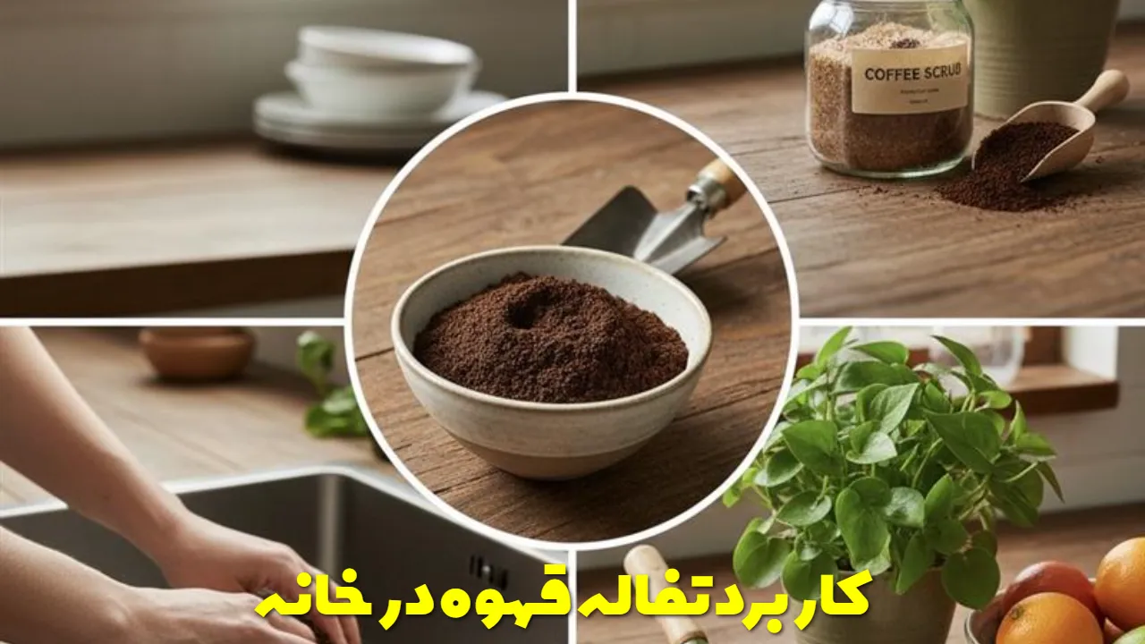 کاربرد تفاله قهوه در خانه
