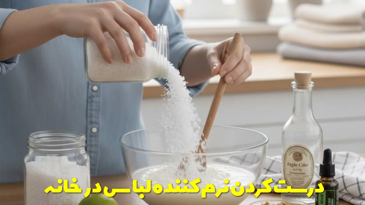 درست کردن نرم کننده لباس در خانه