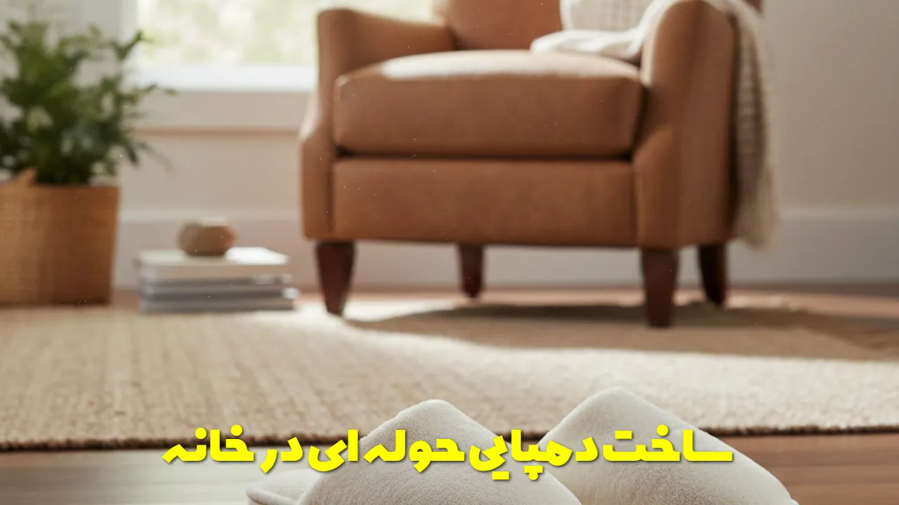ساخت دمپایی حوله ای در خانه