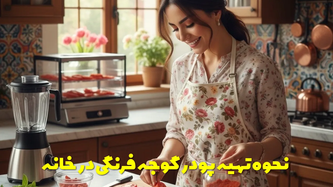 نحوه تهیه پودر گوجه فرنگی در خانه