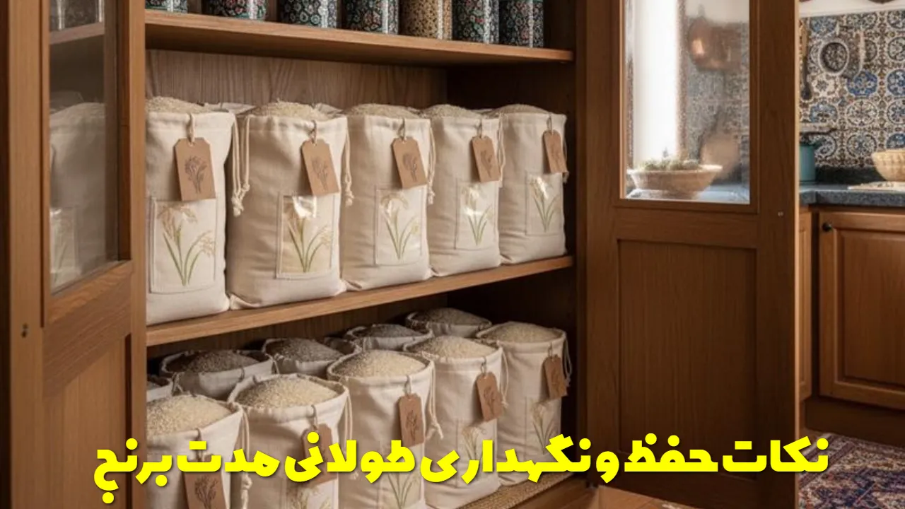 نکات طلایی حفظ و نگهداری طولانی مدت برنج