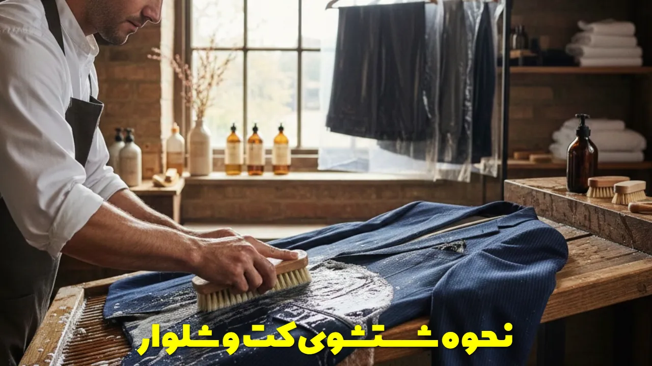 نحوه شستشوی کت و شلوار