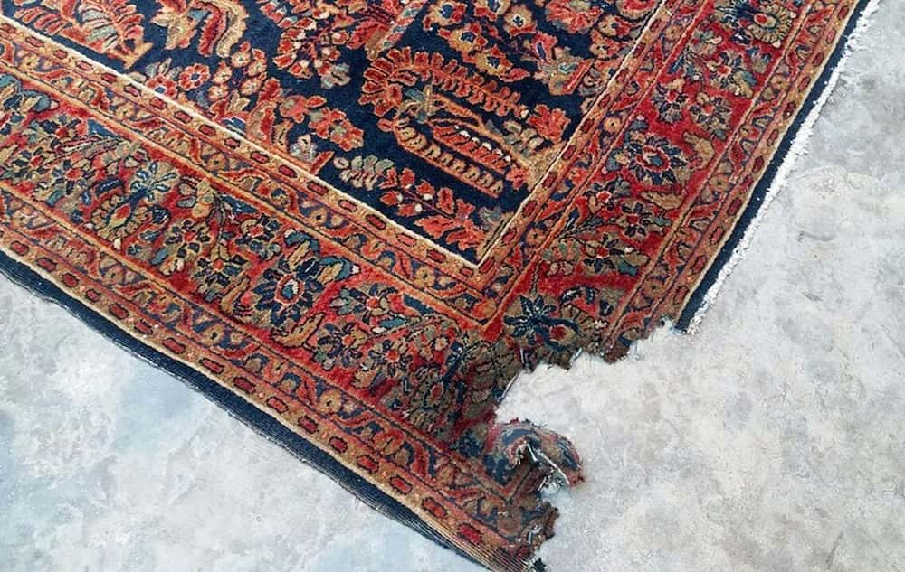 نحوه ترمیم انواع سوختگی از روی فرش