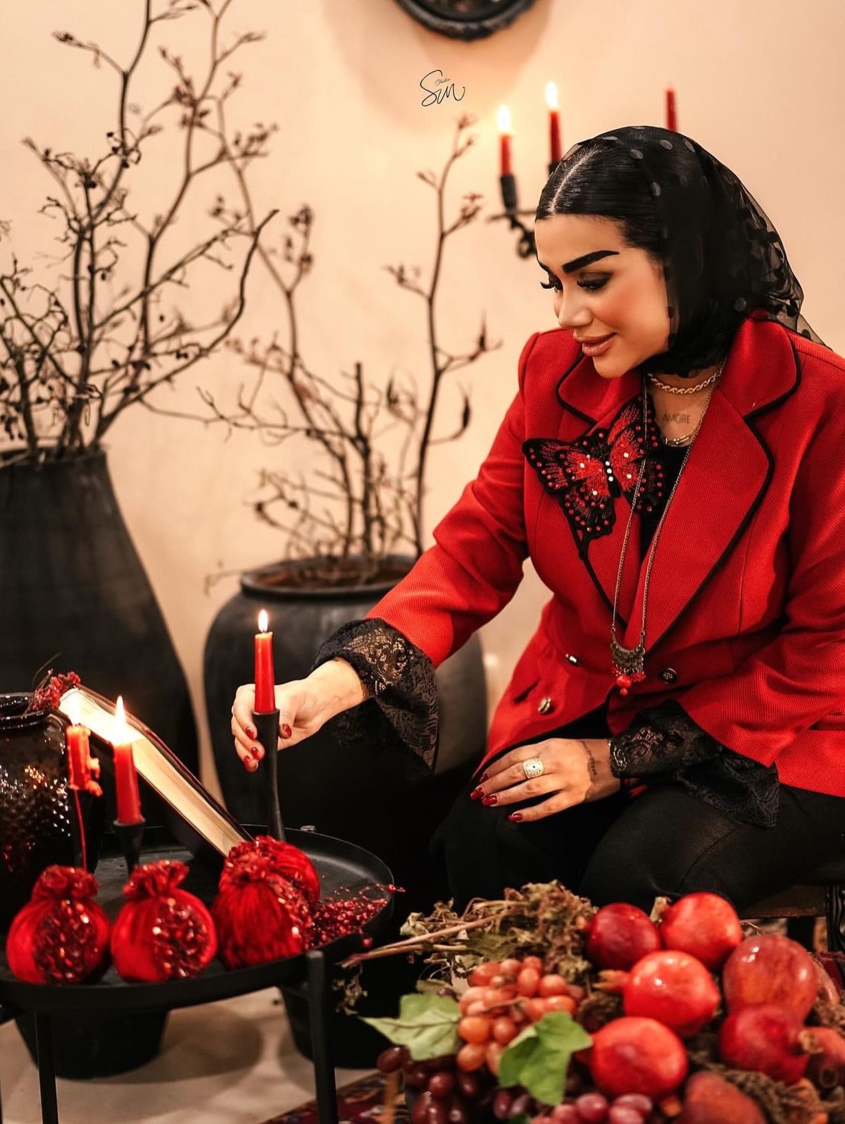 لباس شب یلدا دخترانه بزرگسال