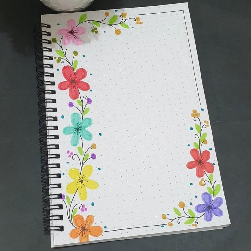 نقاشی حاشیه دفتر مشق