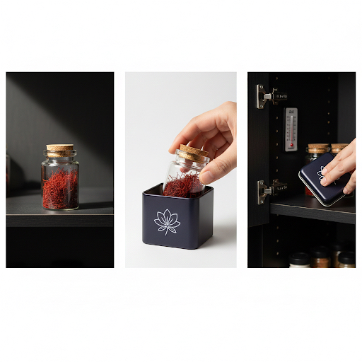 بهترین ظرف برای نگهداری زعفران با حفظ عطر