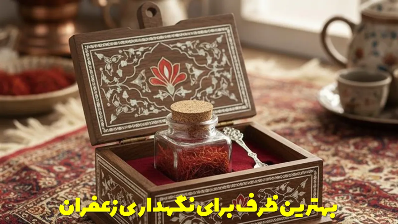 بهترین ظرف برای نگهداری زعفران