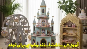آموزش ساخت استند مقوایی برای تولد