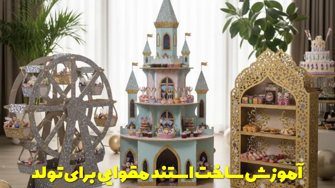آموزش ساخت استند مقوایی برای تولد