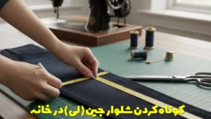 کوتاه کردن شلوار جین ( لی ) در خانه