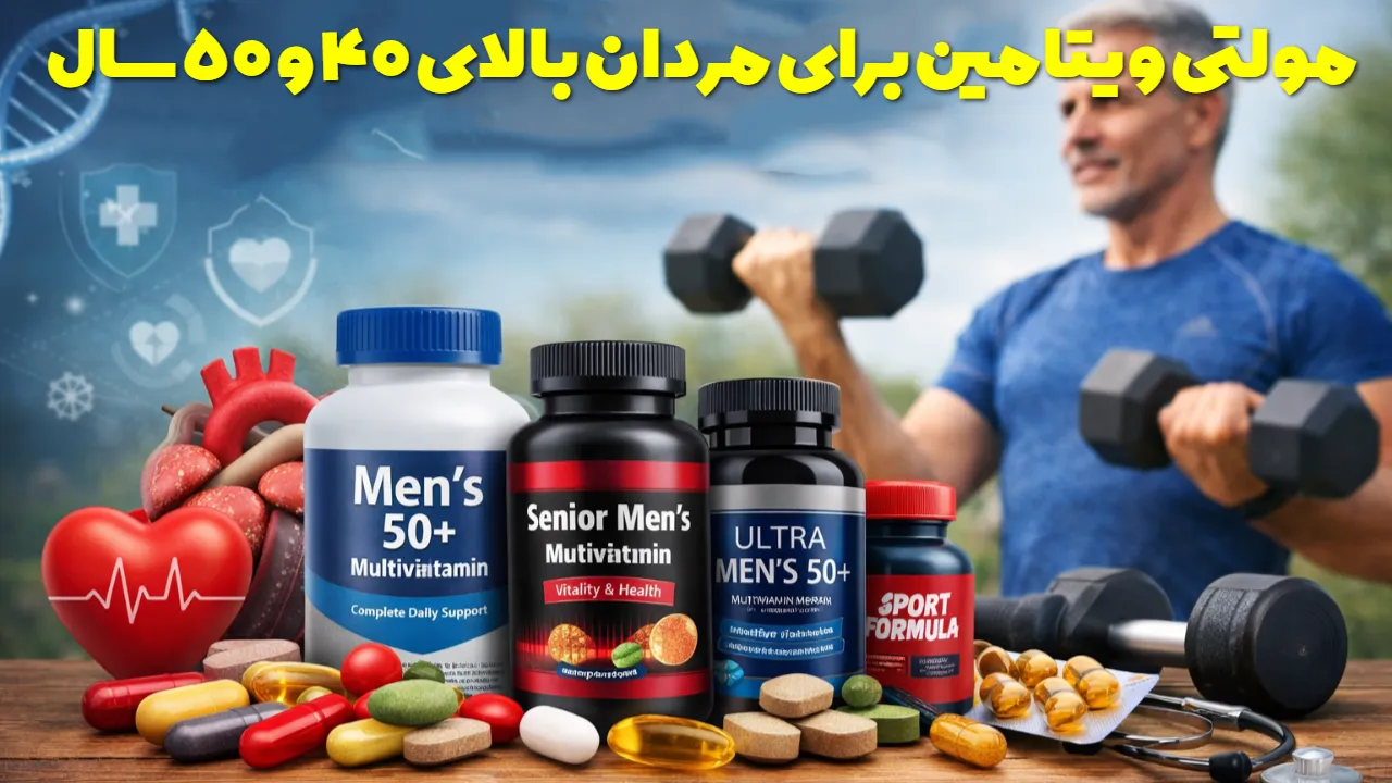مولتی ویتامین های لازم برای مردان بالای ۴۰ و ۵۰ سال