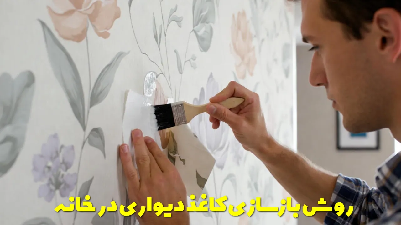 روش بازسازی کاغذ دیواری در خانه