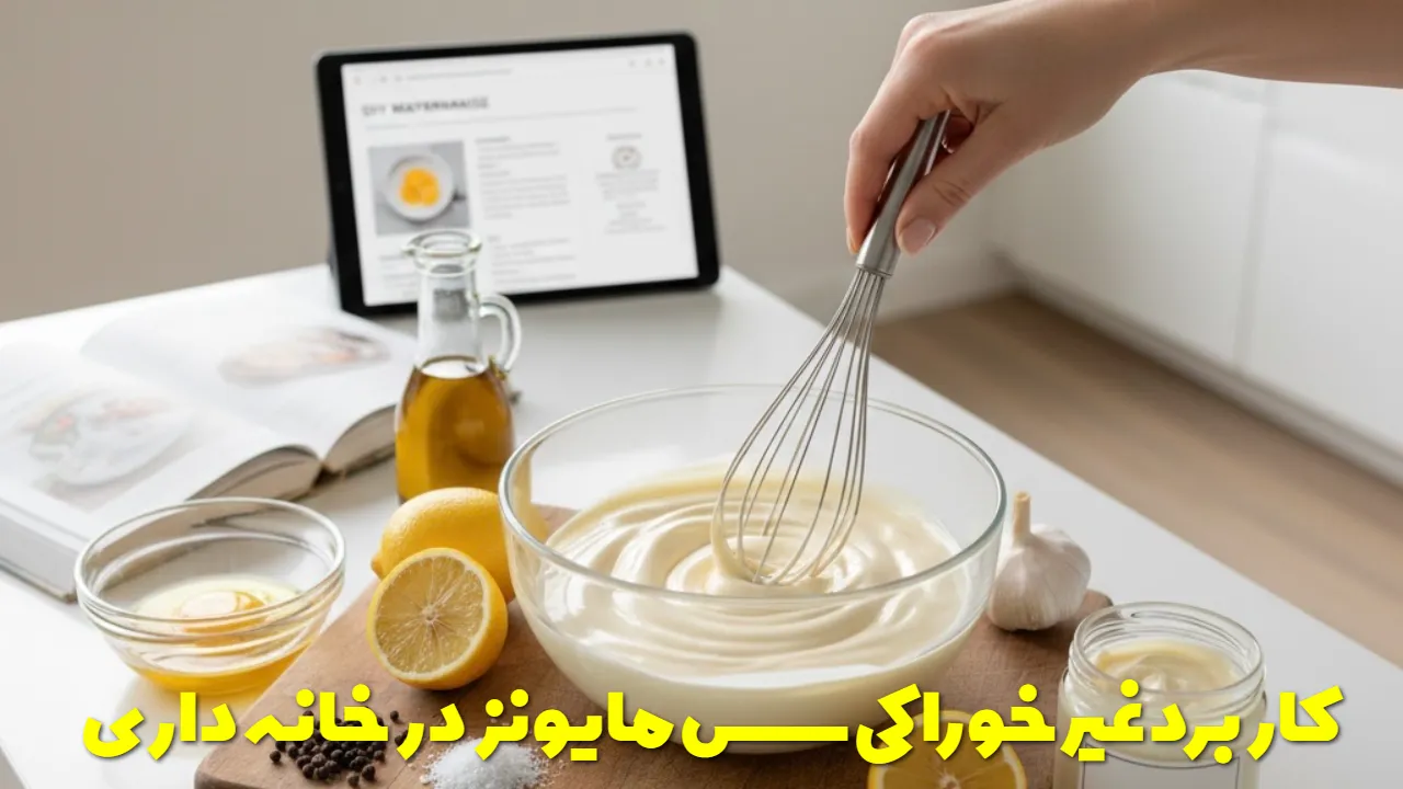 کاربرد غیر خوراکی سس مایونز در خانه