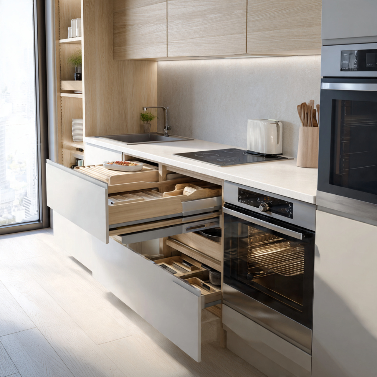 کابینت آشپزخانه کلاسیک و شیک