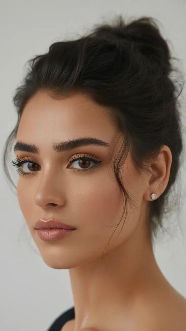 میکاپ اروپایی طبیعی و ملایم