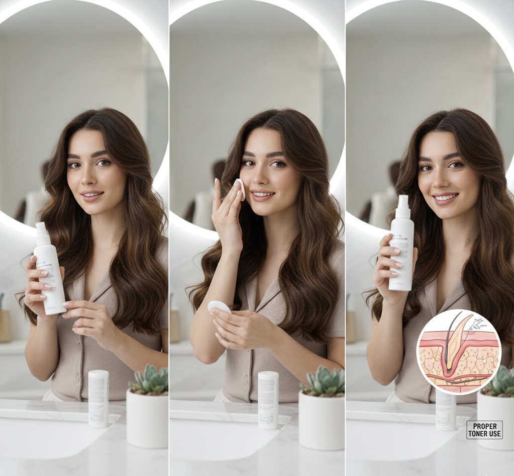 سوزش پوست بعد از استفاده از تونر