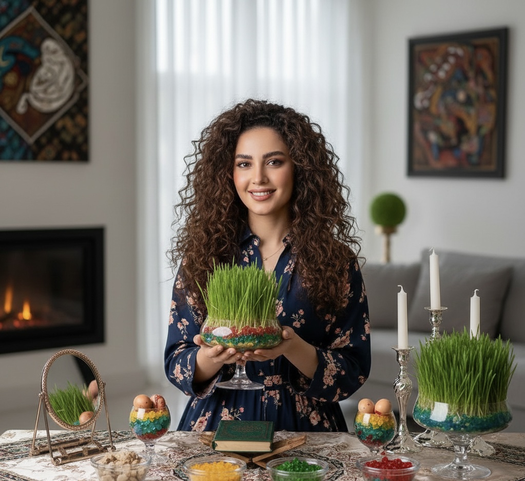 کاشت سبزه در خاک ژله ای