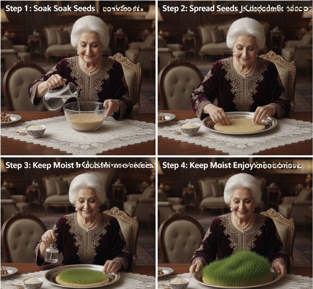 کاشت سبزه ارزن