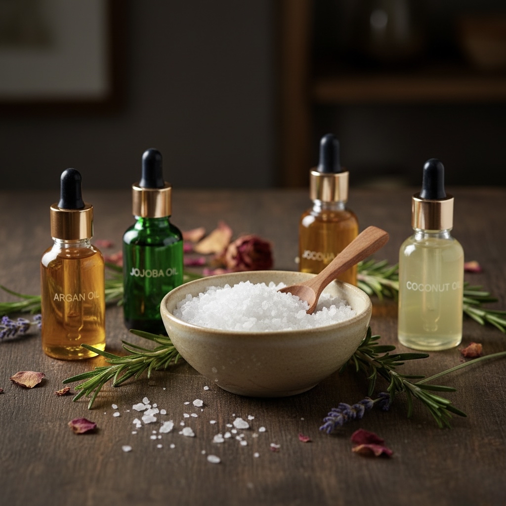 طریقه استفاده از ماسک نمک برای مو