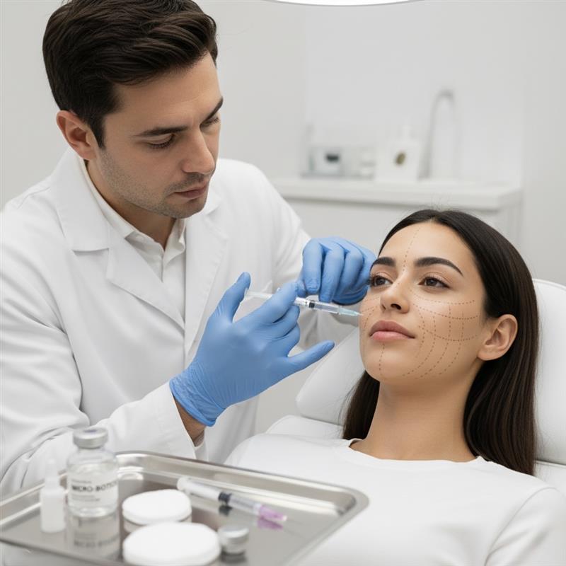 بوتاکس چگونه روی صورت اثر می گذارد؟