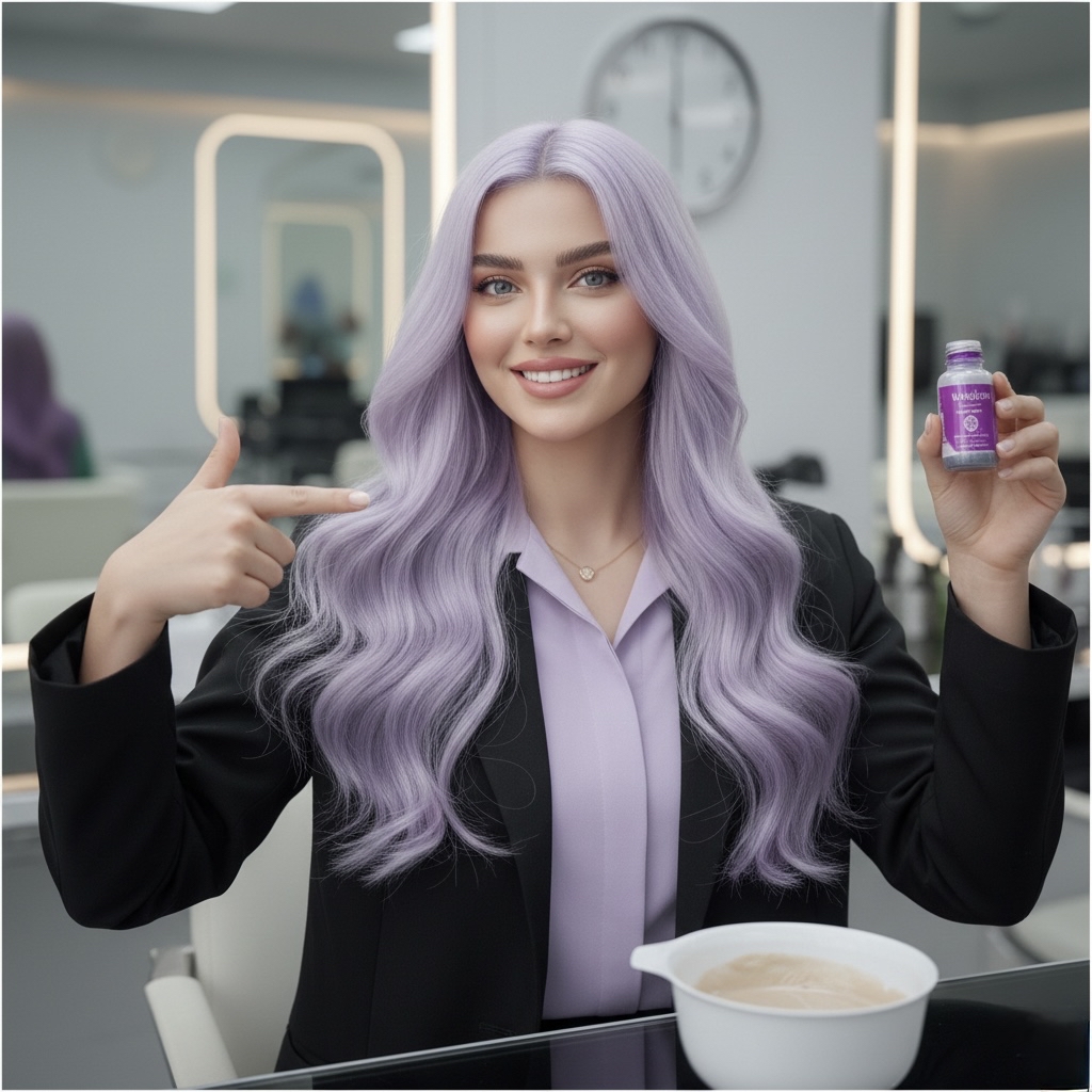 تاثیر واریاسیون بنفش روی سلامت مو